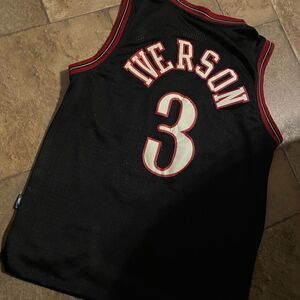 Iverson Sixers Jersey #3 sz Small